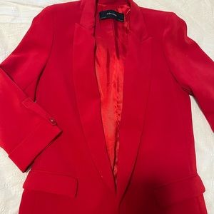 Red Blazer from Zara. Perfect for work or a night out for a red blazer moment!
